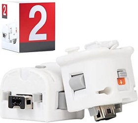 Resim GIRIAITUS Wii Motion Plus Adaptör-Harici Uzaktan Hareket Plus Sensör Denetleyicisi -Beyaz, Set2 Paketi 