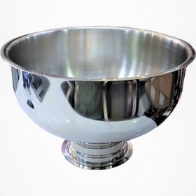 Resim Paslanmaz Çelik Punch Kase Ayaklı şarap Buz Kova 26x14 CM 