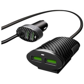 Resim Zore Zr-c502 2+2 Araç Şarj Seti - Siyah Siyah 