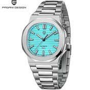 Resim Pagani design PD-1728 Nautilus Erkek 40MM 100M Su Geçirmez Seagull ST6 Otomatik Mekanik Saat Safir Işıklı Saat 