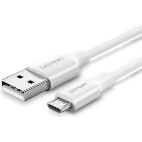 Resim Micro-Usb & Usb-A Data ve Şarj Kablosu, 1.5 Metre, Beyaz 