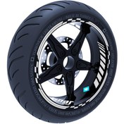 Resim Reflektif Beyaz [Gri] Moto GP İç Dış Jant Şeridi Takım Sticker Çınar Extreme 
