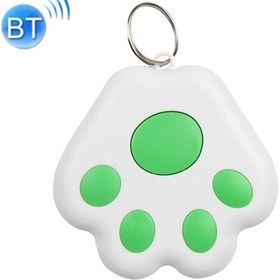 Resim 2 Adet Köpek Pençe Bluetooth Anti-Kayıp Cihaz Yeşil (Yurt Dışından) 