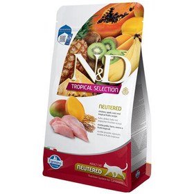 Resim ND Tropical Selection Tavuk ve Meyveli Kısırlaştırılmış Kedi Maması 10 Kg 