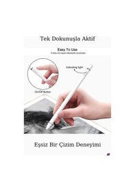 Resim Apple Ipad Air 10.9 2022 5.Nesil Dokunmatik Kalem Stylus Pen 