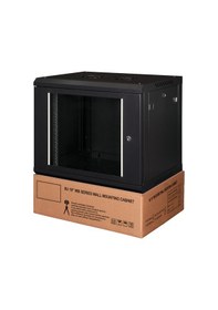 Resim Lande 9u 19" Duvar Tipi Rack Kabinet Genişlik: 600 Mm Derinlik: 450 Mm Siyah Demonte 