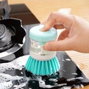 Resim 1 adet, Mutfak Bulaşık Fırçası, Tencere Yıkama Fırçası, Sıvıyı Sıkın, Elde Taşınabilir Temizlik Fırçası, Çok Fonksiyonlu Temizlik Fırçası, Temizlik Malzemeleri, Temizlik Aracı 