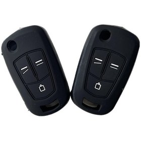 Resim Point Opel Uyumlu Astra Silikon Anahtar Kılıfı Koruma Kabı 2 Adet 