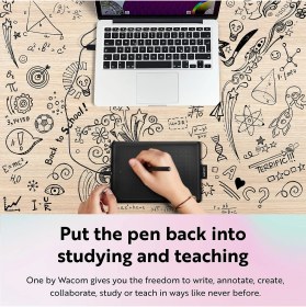 Resim Wacom One Küçük Grafik Çizim Tableti 8.3 x 5.7 Inc 