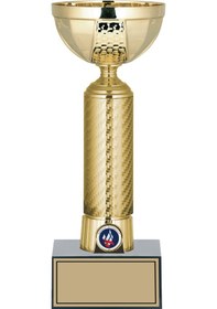 Resim Odak Kupa - Small Kupalar - S-063 A - 27 Cm Altın - Beyaz 