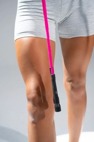 Resim Renkli Boncuklu Atlama İpi - Pembe 