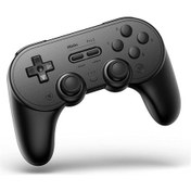Resim 8BitDo Pro 2 Black Edition Bluetooth Nintendo Switch Oyun Kolu 