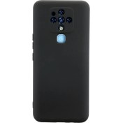 Resim Tecno Camon 16 Kılıf Nano Içi Kadife Silikon - SIYAH-(5796) 