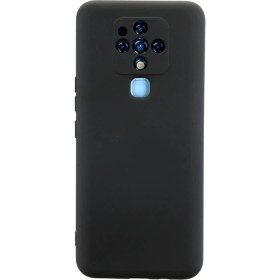 Resim Tecno Camon 16 Kılıf Nano Içi Kadife Silikon - SIYAH-(5796) 