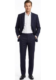Resim UKİ Lacivert Comfort Fit Klasik Pantolon 