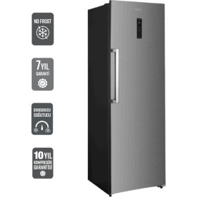 Resim Ued 8274 Dtk Nfi D/s Dgt 7 Bölmeli No Frost Inox Derin Dondurucu 