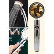 Resim QNİAY Qnitema Pervaneli Gold Jet Duş Başlığı 