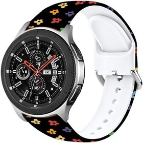 Resim Desen Baskılı Bantlar Samsung Galaxy Watch 7/FE/6/5/4 40 mm 44 mm/Galaxy Watch 6 Classic 47 mm 43 mm, 20 mm Yumuşak Silikon Kayış Bileklik Erkek Kadın ile Uyumludur. 