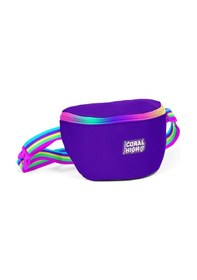 Resim Coral High Rainbow Fermuarlı Mor Baskılı Kız Çocuk Bel Çantası Çok Renkli 