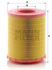 Resim MANN C29010 Hava Filtresi Dis Mb Atego II Axor II Axor Econic Om 904 Seri Om 906 Seri 98-04--13 0030949504 (WF467575) 