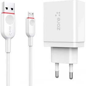 Resim Alpsa Teknoloji ​​zore Xmac Serisi Zr-X2 Micro 2 In 1 Şarj Seti - Beyaz 