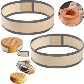 Resim 1 Adet/2 Adet Yapışmaz Silikon Pişirme Altlığı - Kurabiye, Makaron, Ekmek ve Pastalar için Yeniden Kullanılabilir, Isıya Dayanıklı Kek Yan Yapraklarından Koruyucu 