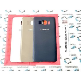 Resim Samsung Galaxy Note 5 Arka Pil Batarya Kapağı (CAM) Lacivert 
