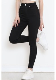 Resim Mokashopin - Dar Paça Kot Pantolon Siyah - 18232.1431. 001 