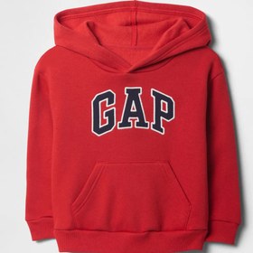 Resim Gap Bebek Kapüşonlu Sweatshirt Kırmızı - 4 Yaş 