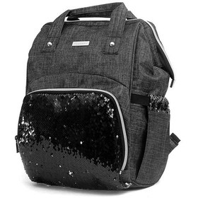 Resim Lullaby Lby-305 Olimpos Parlak Siyah Sırt Çantası 