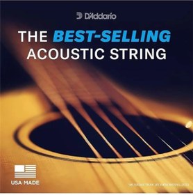 Resim AyrStore D'Addario Ej37 12 Telli Akustik Gitar Teli (12-54) 