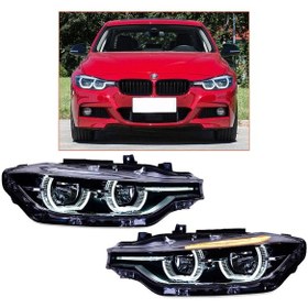 Resim Bmw F30 2014- 3.seri Bixenon Uyumlu Lci Led Ön Far 
