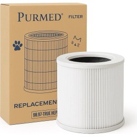 Resim Purmed Xiaomi Smart Pet Care Air Purifier Uyumlu H13 HEPA + Aktif Karbon Yedek Filtre 