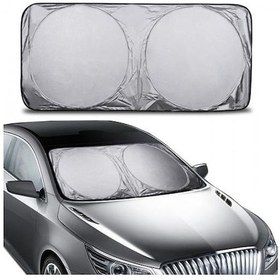 Resim Coofbe 142x67 Cm Araç Ön Cam Güneşlik Araç Ön Cam Koruyucu Araç Perdesi Araç Güneşlik Koruyucu Branda 