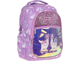 Resim Kaukko Kids Love Lama Sırt Çantası Aynalı Taşlı 