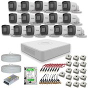 Resim Hikvision 2 MP 16 Kameralı 2 TB Disk Dış Ortam AHD HD-TVI Full Kamera Seti 