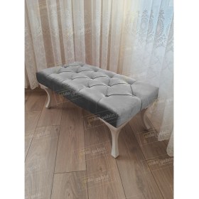 Resim AldaGelsin 120 cm Kapitoneli Ayak Ucu Kapı Önü Antre Bench Puf 