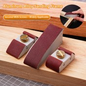 Resim Çoklu Model Zımpara Kelepçesi & Silisyum Karbür Zımpara - Ahşap İşleri, Otomotiv ve DIY için Alüminyum Alaşımlı Gövde | Düz, Kavisli, Açılı Yüzeyler İçin Dayanıklı ve Hafif Taşınabilir Ergonomik Kendi Montajlı El Aleti 