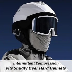 Resim Hanzete Erkekler Kadınlar Kış Sıcak Yüz Maskesi Motosiklet Sürüş Maskesi Örgülü Isı Yalıtımlı Esneklik ve Burun Havalandırmalı Bisiklet Maskesi Spor Maskesi 