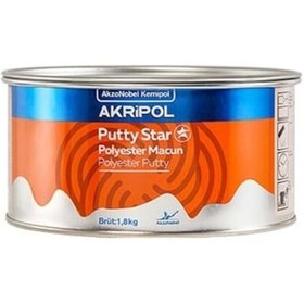 Resim Akzonobel Putty Star Polyester Macun 1.8 Kg 