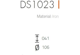 Resim System 1023 Kapı Önü Ağırlıklı Kapı Stoperi Mat Altın (2 Kg) Çap 10.6 Cm 