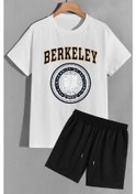 Resim Berkeley Şort T-shirt Eşofman Takımı Beyaz 