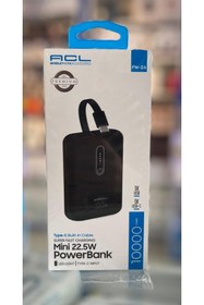 Resim ACL PW-26 SUPER FAST CHARGİNG MİNİ 22.5W POWERBANK 10000 mAh TAŞINABİLİR ŞARJ ALETİ LED LİGHT İLE 