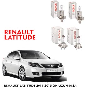 Resim RENAULT LATİTUDE 2013 MODEL ÖN UZUN-KISA 4 LÜ FAR AMPÜLÜ TAKIMI BOSCH 