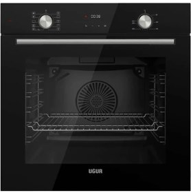 Resim Uğur Uaf 6011D Scpet Fry Art Siyah Ankastre Fırın 