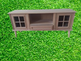 Resim Tv Sehpası Windovs Nakış Model Kayın Torna TORNA RETRO Ayak HAM Renk 150 cm El Yapım 