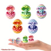 Resim 3D Baskılı Sevimli Mini Ejderhalar ve Kabuklar, Yumurta Kabuğu Üstü Açılabilir, 3D Baskılı Ejderha Minyatür Modeli, Dinozor ve Sürüngen Modeli, Masaüstü Bebek, Araba Süsü, Bahçe Dekorasyonu Tekli/Çiftli 