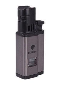 Resim Cohiba Ccm0436g 3 Jet Torch Puro Çakmağı Gri 