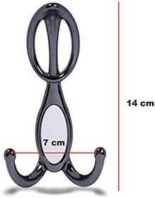 Resim Badem10 Nobel Portmanto Vestiyer Duvar Askısı Füme Dolap Elbise Askılığı (4 ADET) 