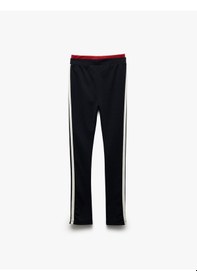 Resim Koton Viskon Karışımlı Beli Last,kli Biyeli Tayt Lacivert 5skg40137ak Lacivert 